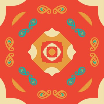 復(fù)古幾何紋樣圖案