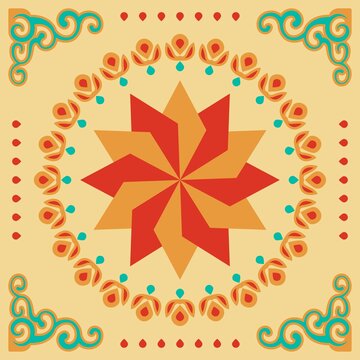 傳統(tǒng)花紋復(fù)古圖案