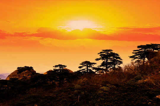 天柱山风景