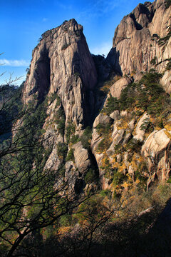 黄山山峦黄山风光