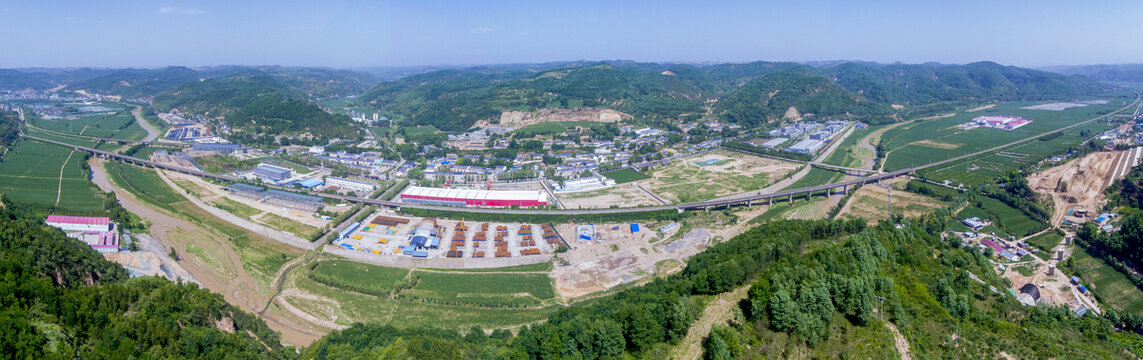 甘泉县工业园区大全景