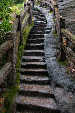 武夷山登山石阶