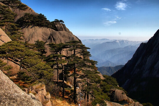 黄山远眺