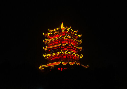 黄鹤楼夜景