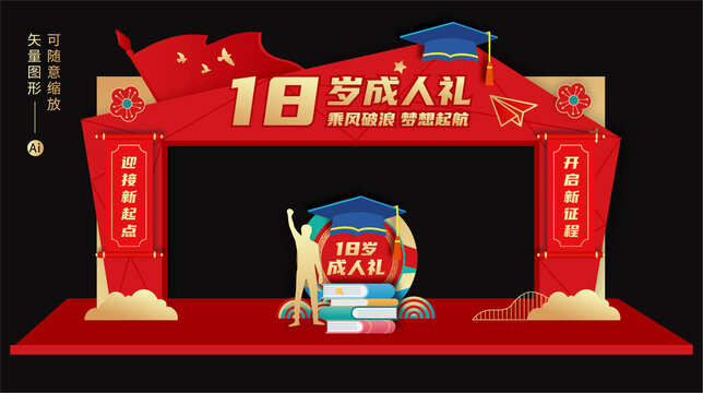 18歲成人禮拱門