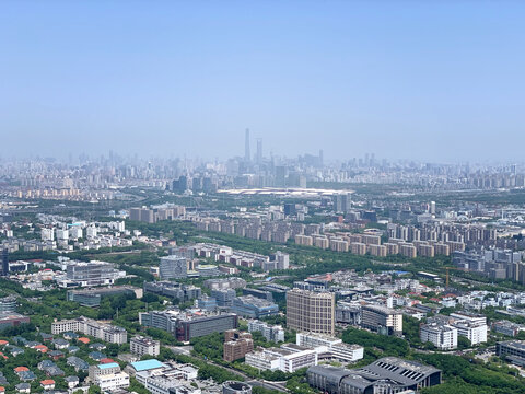 上海城市航拍景色