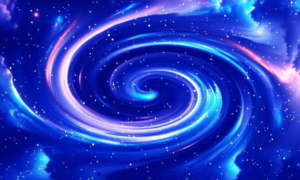 高清漩渦星空背景