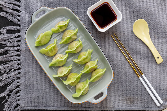 菠菜面饺子