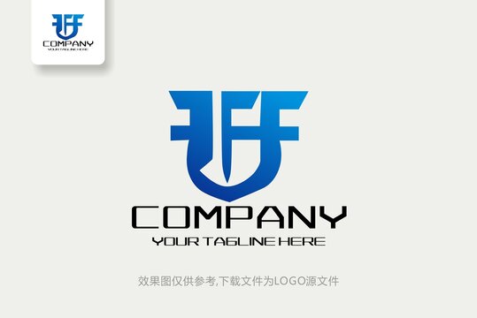 FJ字母电子科技数码logo