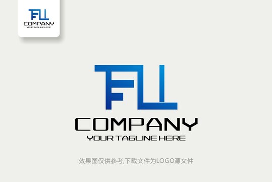 FL标志FL字母logo