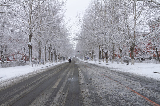长春冬季街景