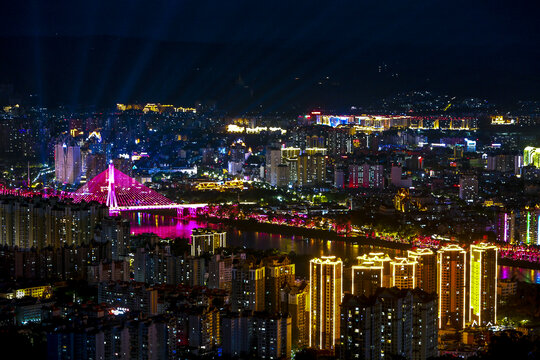 景洪市夜景