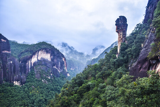 云南丽江老君山风光