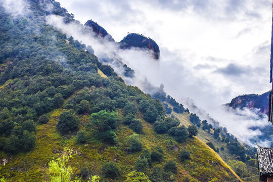 云南丽江老君山风光