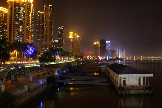 福州闽江夜景