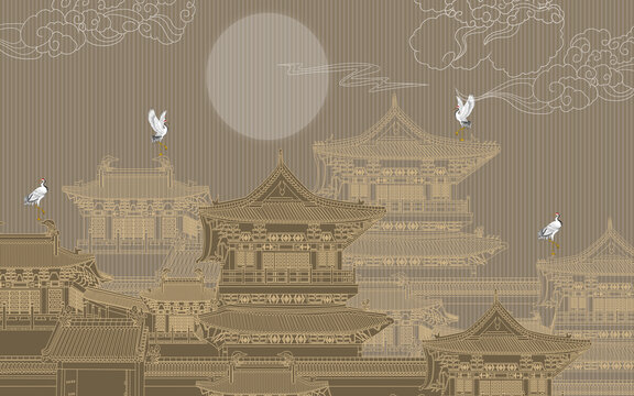 閣樓故宮刺繡
