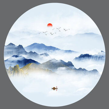 寫意山水畫