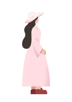 穿著長(zhǎng)裙的女生