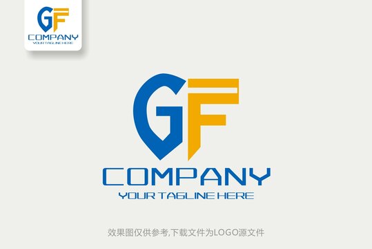 GF标志GF字母logo