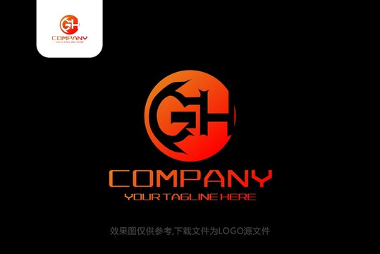 GH标志金融保险贸易logo