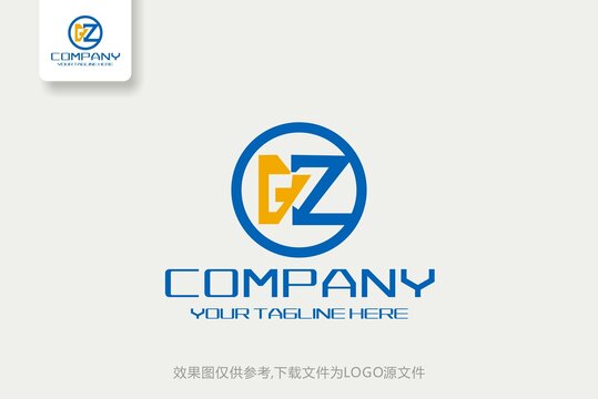 GZ标志电子科技数码logo