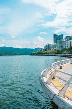 深圳风光蓝色海水