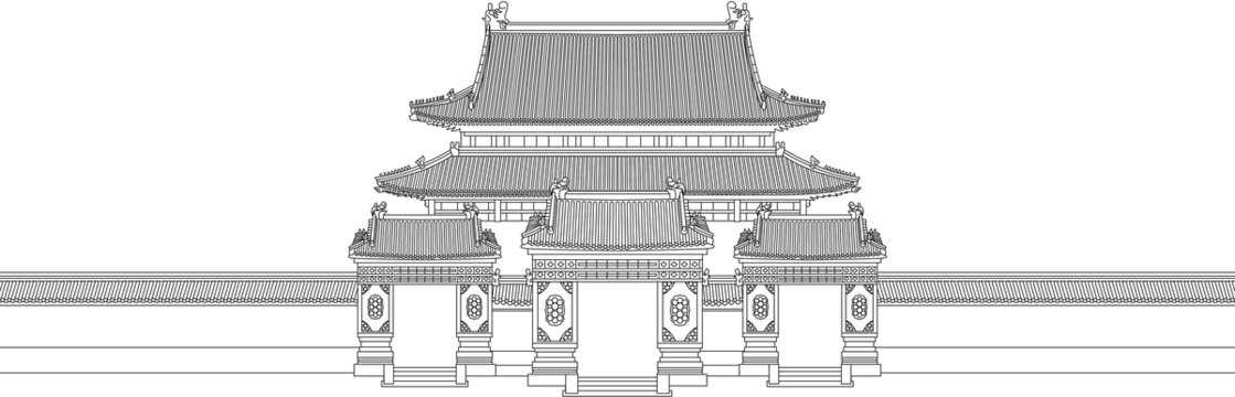 唐山遵化清東陵線稿
