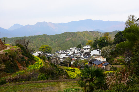 查平坦山村