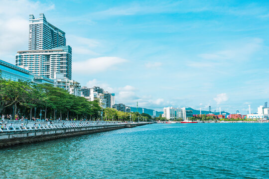 海景公园海滨栈道