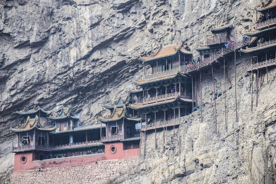 山西大同悬空寺