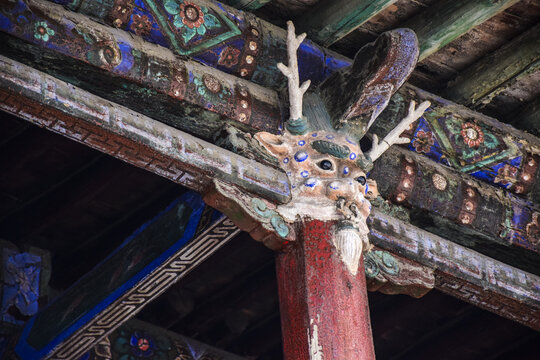 山西大同悬空寺斗拱