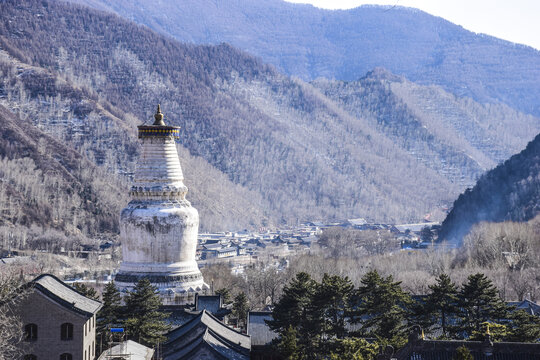 俯瞰山西五台山