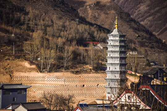 山西五台山佛塔