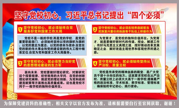 堅(jiān)守黨校初心四個(gè)必須