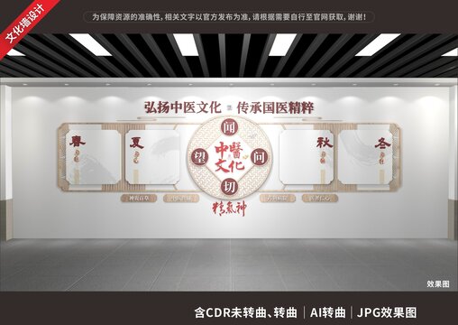 中醫(yī)文化展示展廳墻