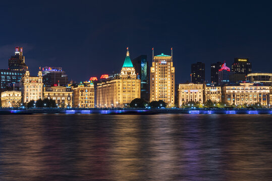 上海外滩万国建筑夜景