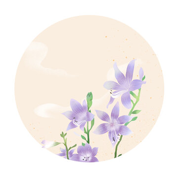 手繪國風(fēng)玉簪插畫