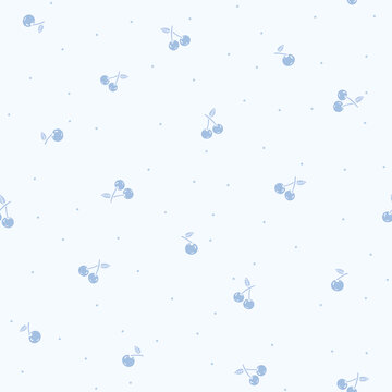 櫻桃水果卡通印花