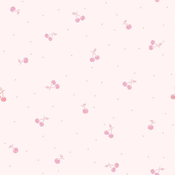 可愛(ài)卡通櫻桃圖案