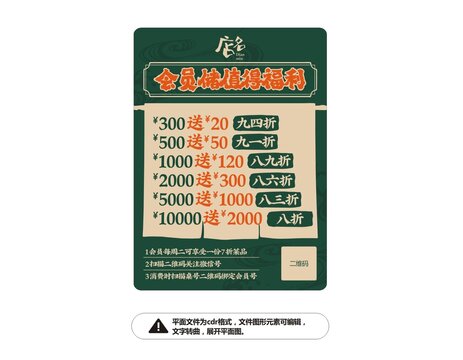 日料儲(chǔ)值海報(bào)