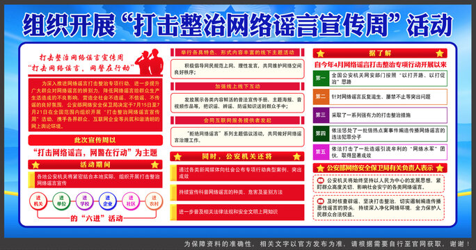 打擊整治網(wǎng)絡(luò)謠言宣傳周