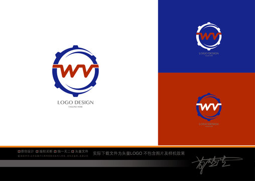 wv字母logo