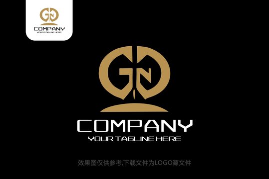 GN标志电子化工网站logo