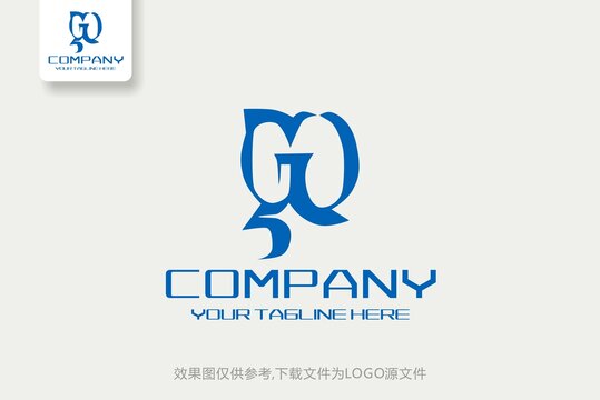 GQ字母电子科技数码logo