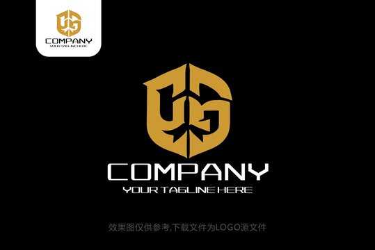 GU字母金融投资商贸logo