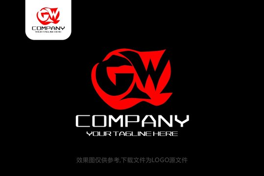 GW字母金融投资商贸logo