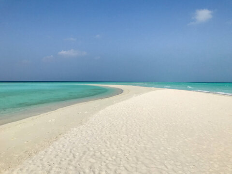 马尔代夫拖尾沙滩