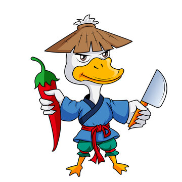 麻辣鴨大俠卡通