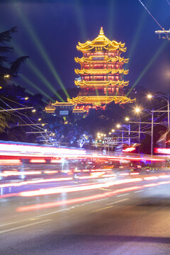 黄鹤楼夜景