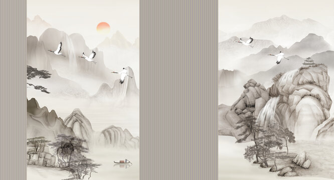中式山水畫